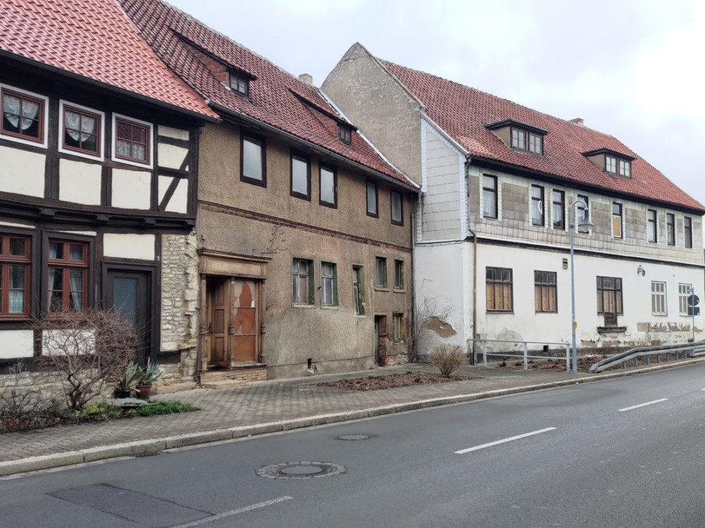 Straßenansicht mit Blick Richtung Norden