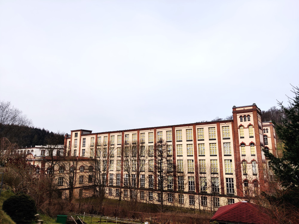 Spinnerei II der Gebrüder Schüller in Venusberg