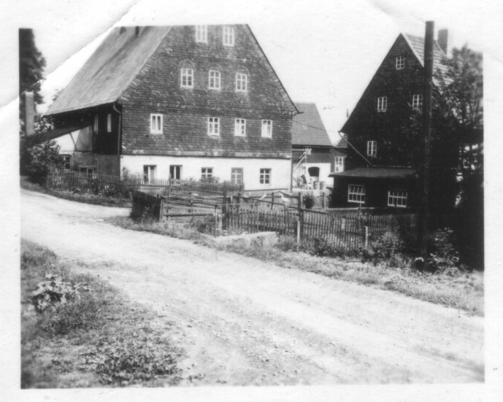 Hof zur bunten Kuh, historische Aufnahme