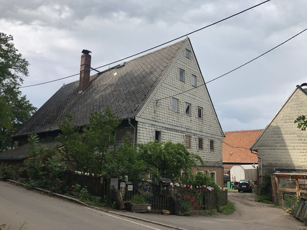 Hof zu bunten Kuh, Ansicht Wohnhaus von Süden