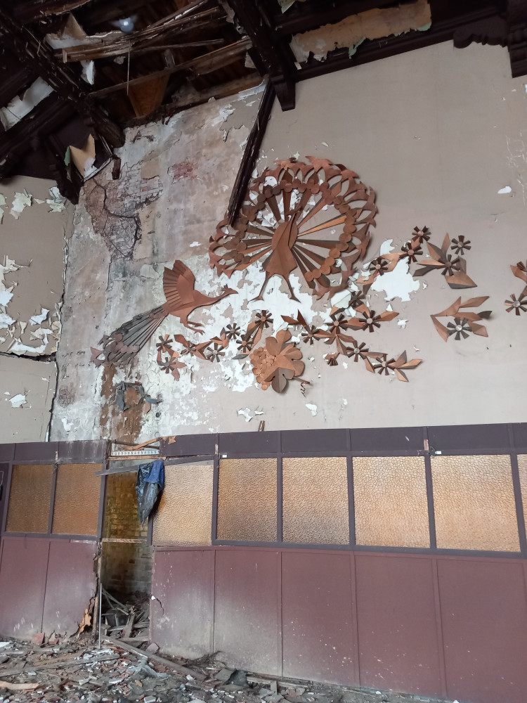 Innen Wandrelief Saal