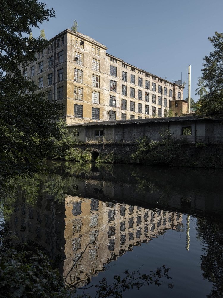 Spinnmühle / Baumwollspinnerei J. J. Bodemer in Zschopau