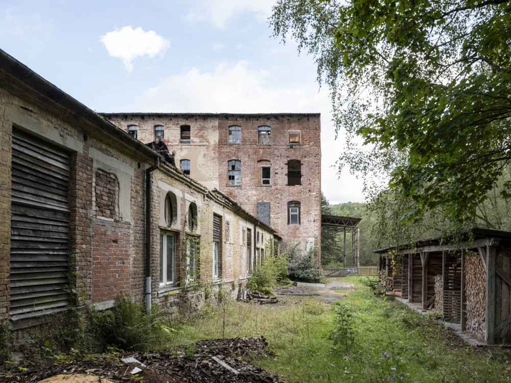 Außenansicht Oehme'sche Spinnerei Zschopau