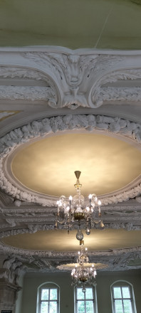 Stuckdecke im Barocksaal