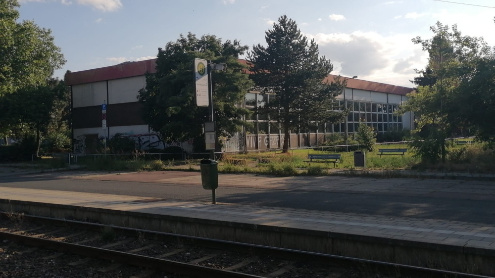 Ansicht der Ost,- und Nordfassade