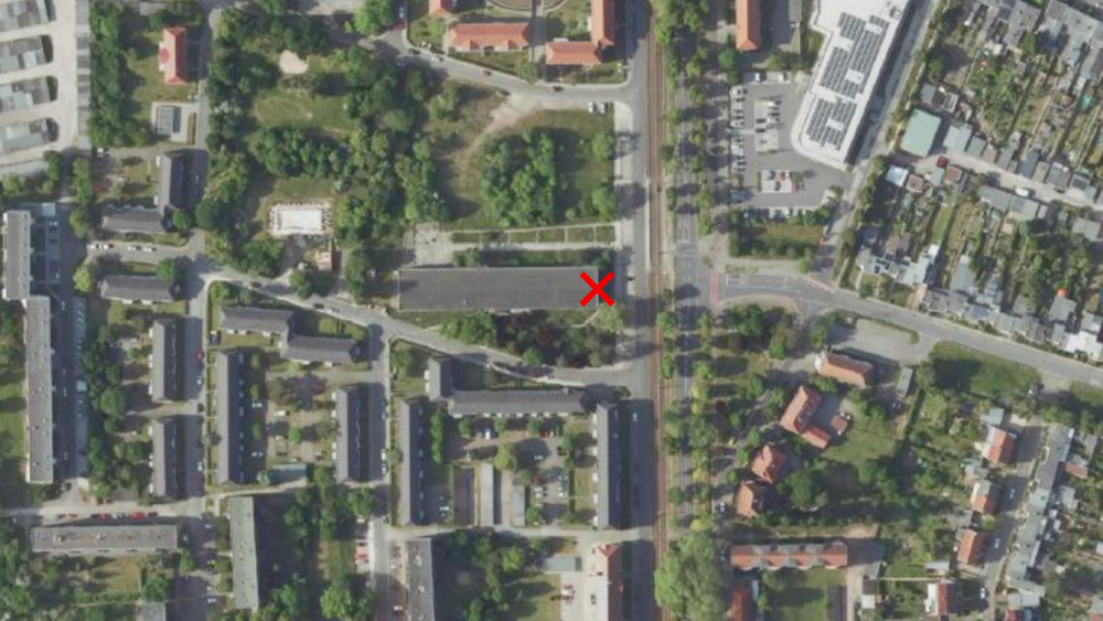 Lageplan des Denkmals
