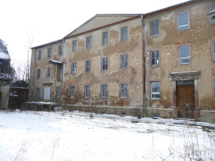 Frontansicht der Spinnmühle