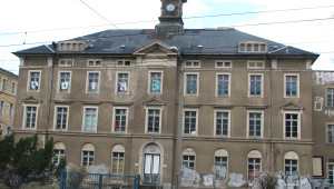 Vorderansicht Theater der Freundschaft, Stand 2025