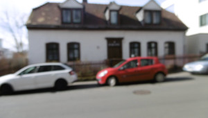 Schalterhalle mit gestaltetem Außenbereich als Nebenanlage, 2021