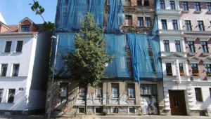 Südseite des gebäudes (fehlendes dach durch Granateneinschlag 1945)