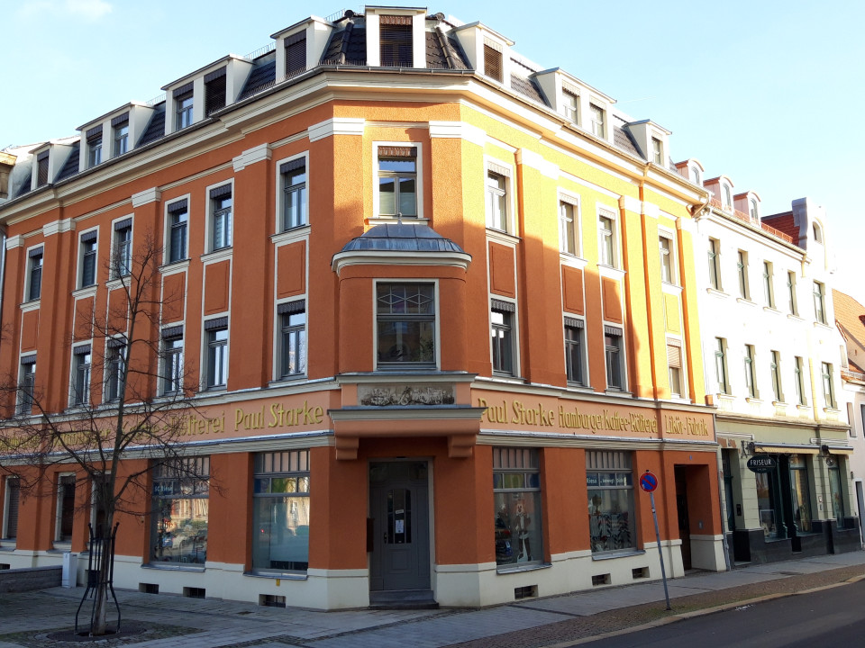 Das ehemalige Kaffee Starke in Riesa