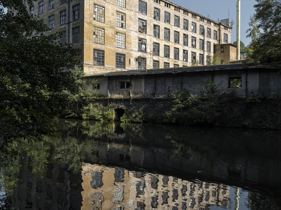 Spinnmühle / Baumwollspinnerei J. J. Bodemer in Zschopau