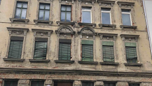 Ehem. Bibliographisches Institut Meyer Reudnitz Ansicht von links