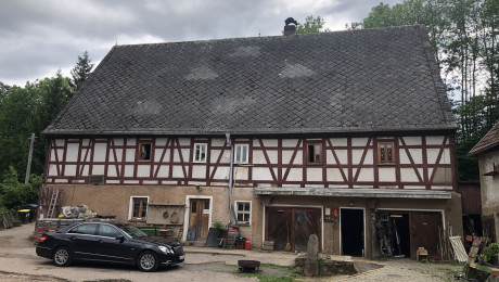 Hof zur bunten Kuh, historische Aufnahme