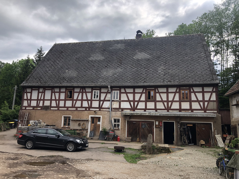 Hof zur bunten Kuh, historische Aufnahme