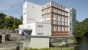 unterer Bahnhof Annaberg Buchholz mit neuem Anbau