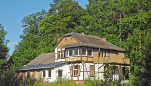 Neue Mensa Dresden während der Sanierung, Stand März 2025