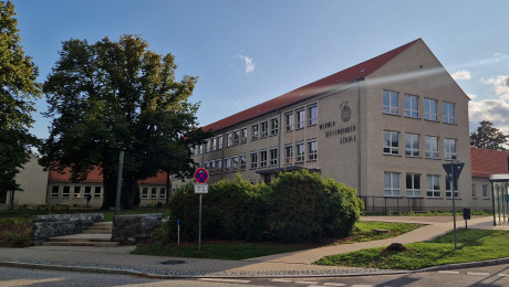 Außenansicht Grundschule 'Am Weinberg' Liebenwalde, Stand Juli 2026